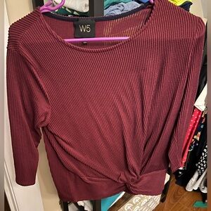 Woman’s Maroon Shirt